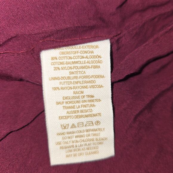 Free People Womens XS Lace Mini Dress Tibetian Red Floral Cut Out Knit Skater - Picture 15 of 15